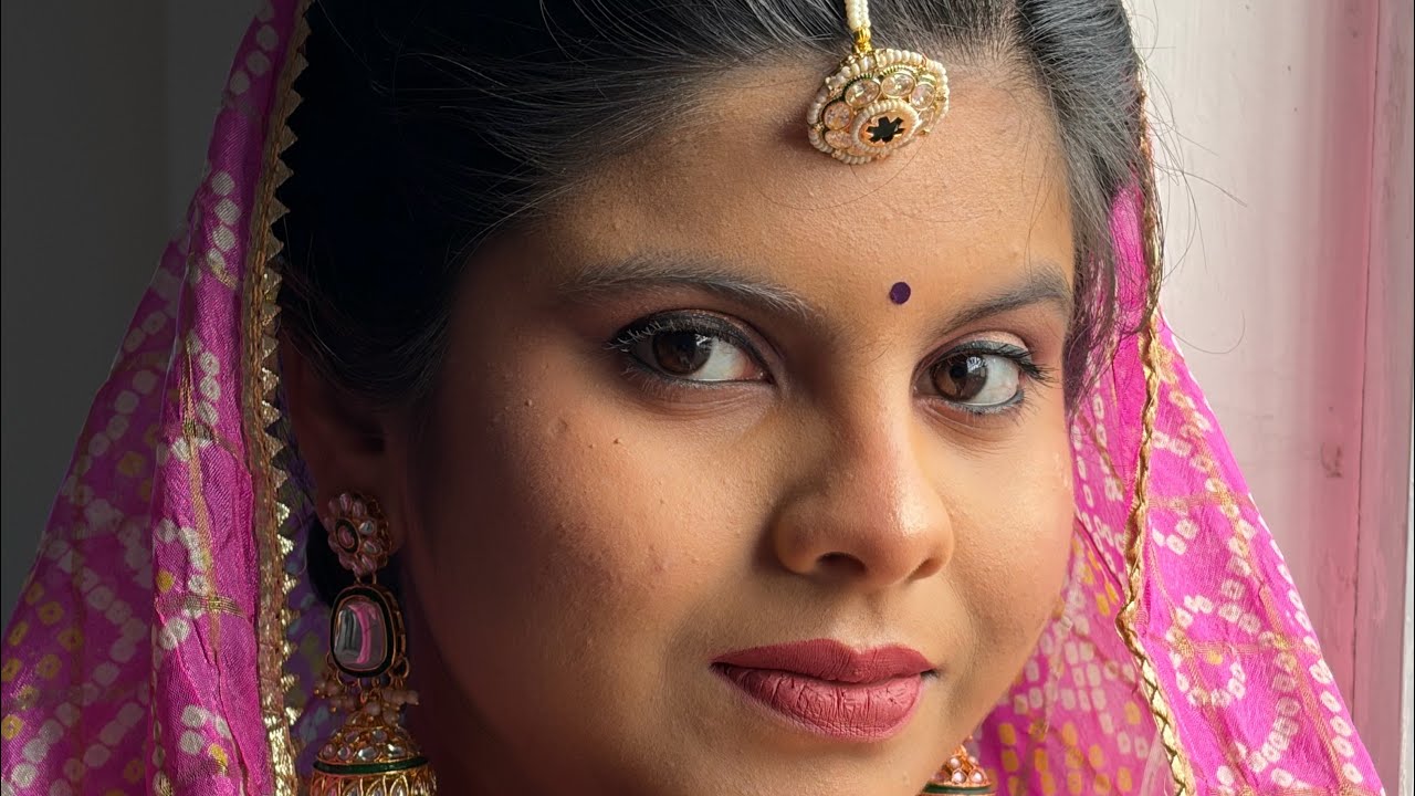 Rajasthani party makeup look 😍