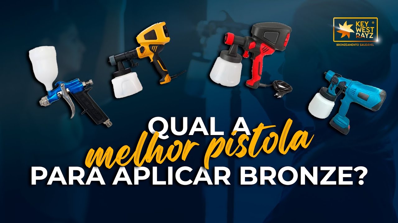 Qual é a melhor PISTOLA para a APLICAÇÃO DO BRONZEAMENTO?