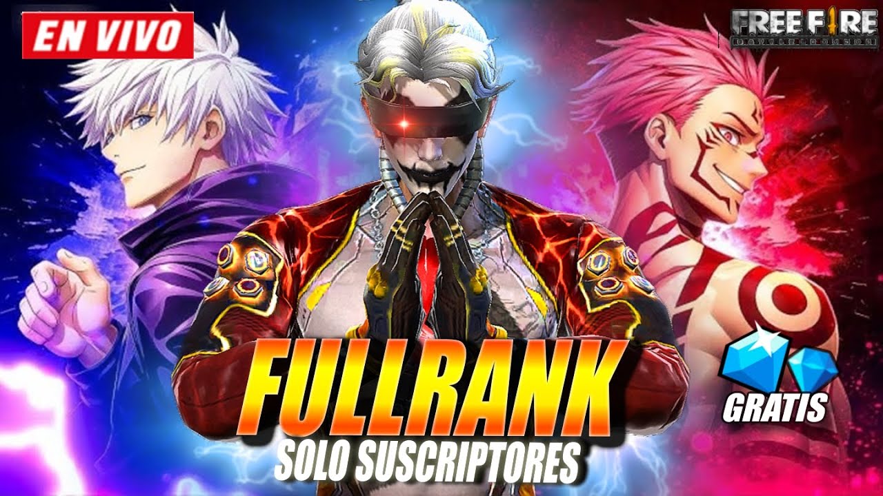 LIVE 🔴 DIA 7🚀 ¡SOLO RUSH CON SUBS!💀 REINICIO EXTREMO🔥 GANA PUNTOS Y DIAMANTES💎 FREE FIRE #freefire