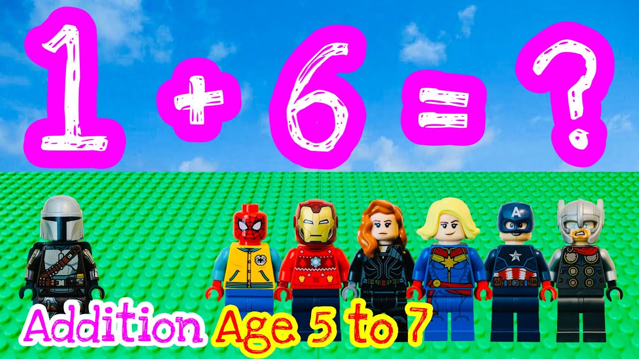 Educational Video - Addition, Kindergarten / First Grade, Math LEGO Video, Part43