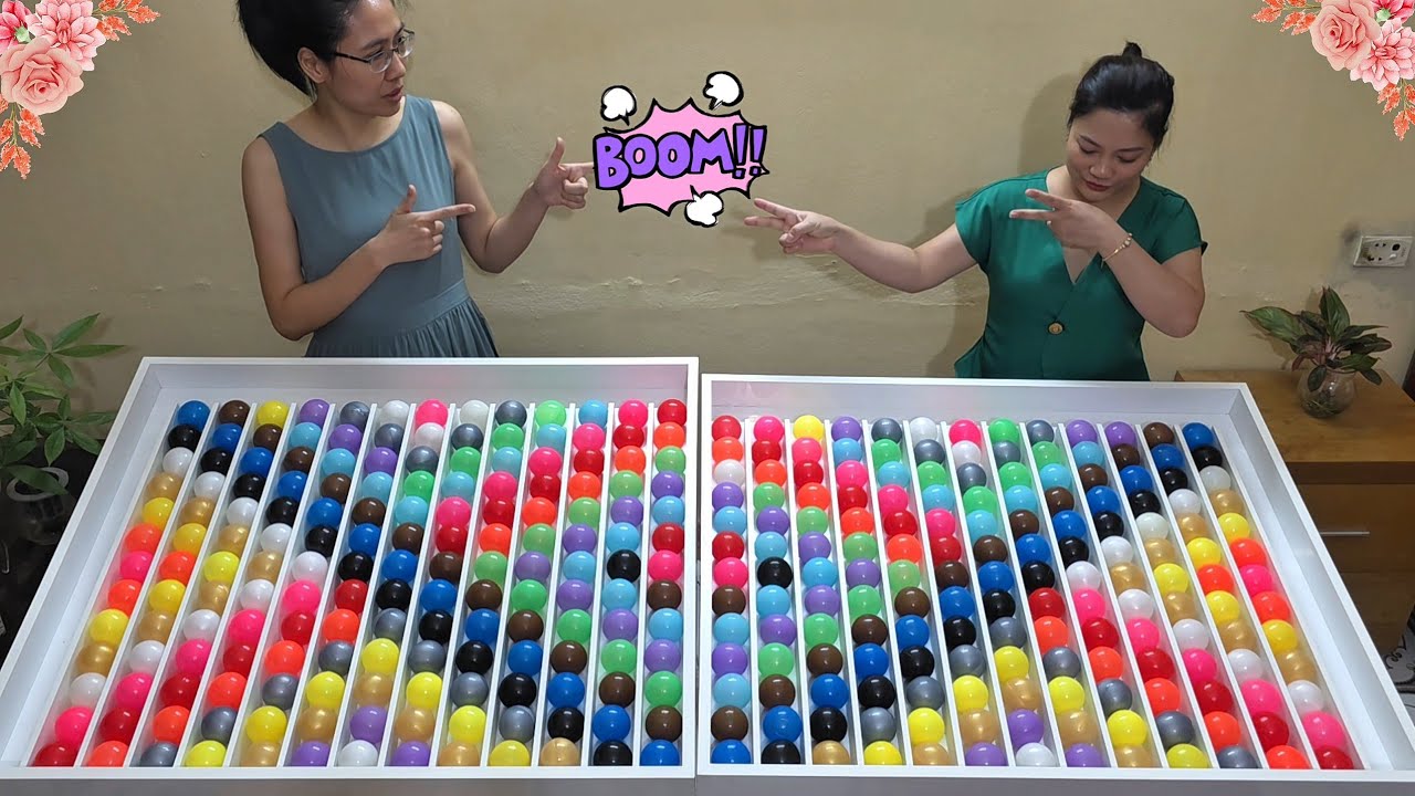 🌈 ASMR Puzzle Game Challenge 🎧 | Color Sorting Battle – Who Wins in the End? 🏁