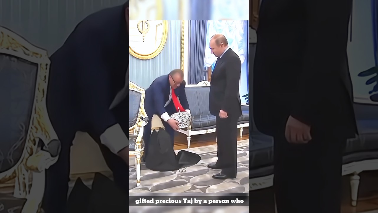 President Putin's Crown Gift | Russia | Moscow | America | #putin #russia #russmika24 #shorts