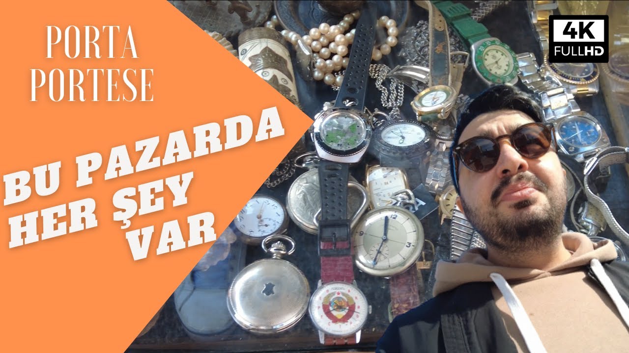 İtalya'da BİT PAZARI (flea market Rome) - 2. el marka ürünler -  Porta Portese