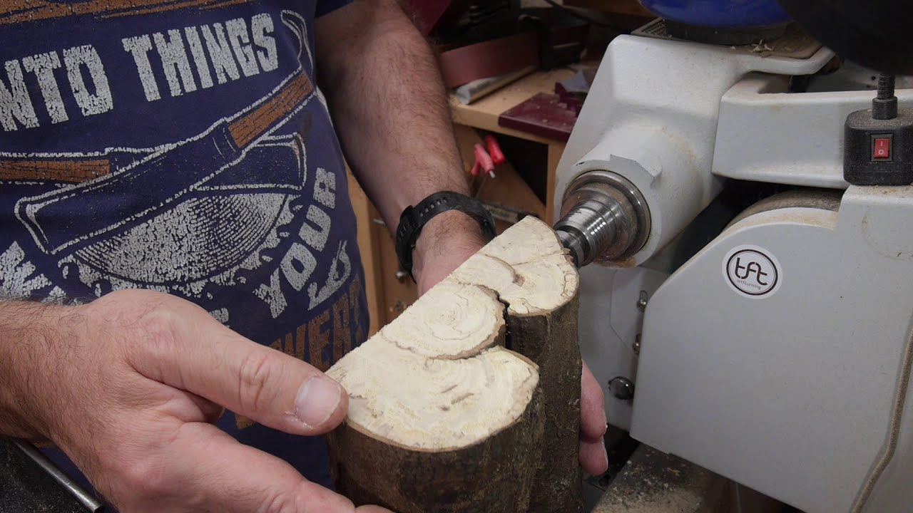 Woodturning - Tricky Hornbeam bowl