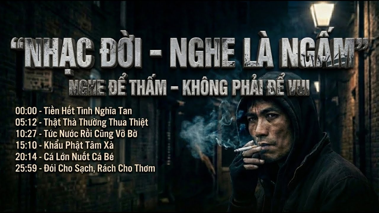 Tuyển Chọn Nhạc Đời Thấm Nhất | Tiền Hết Tình Nghĩa Tan – Khẩu Phật Tâm Xà | CATMusicStory
