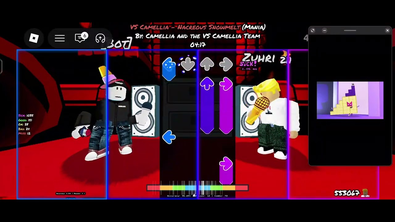 Vs Camellia - Nacreous Snowmelt (Hard) Right Side #fnf