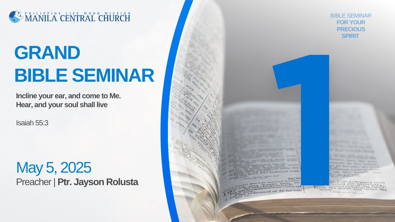 Bible Seminar Session 1 - Fundamental Question of Life