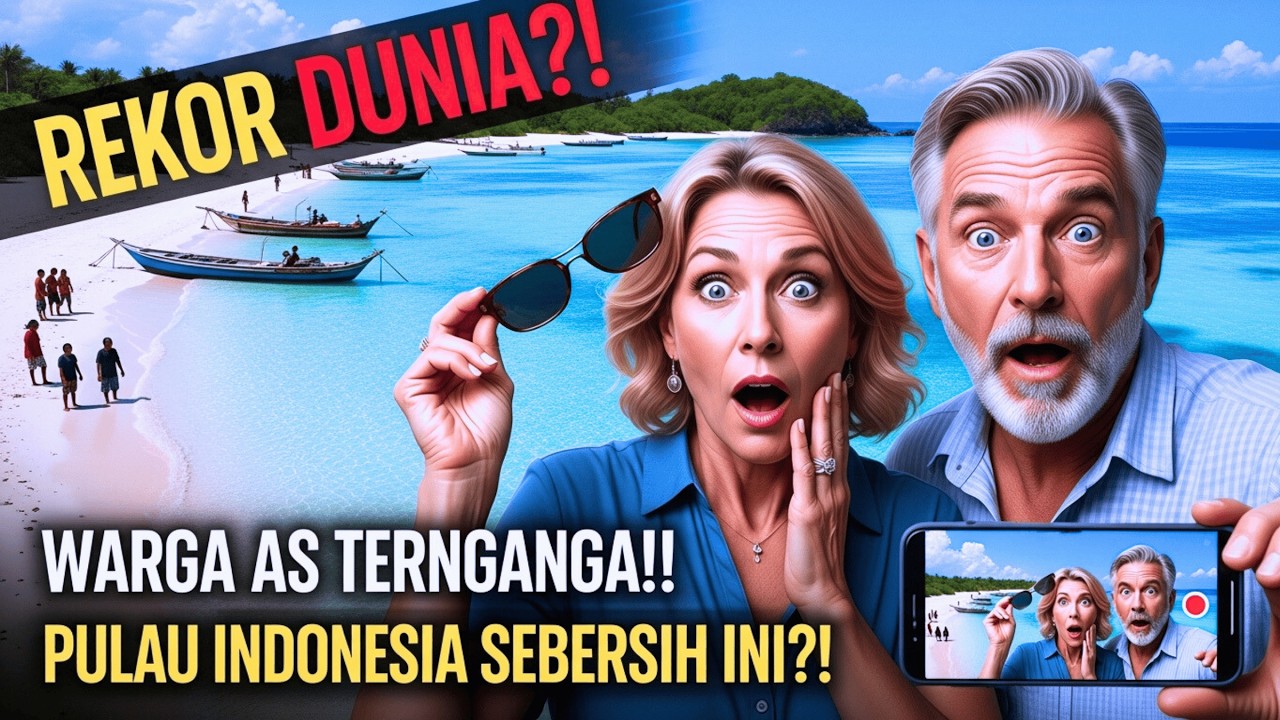 REKOR DUNIA! WARGA AS TERNGANGA MELIHAT KEBERSIHAN PULAU INDONESIA