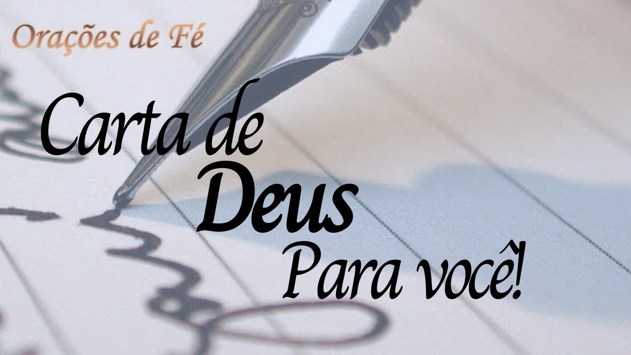 Carta de Deus para você