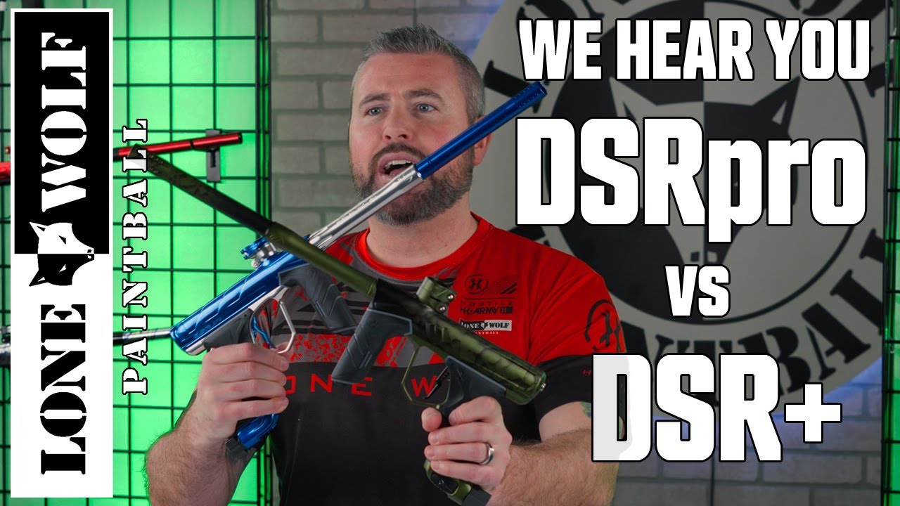 DYE DSR+ против DYE DSR Pro | Сравнение пейнтбольных маркеров | Lone Wolf Paintball