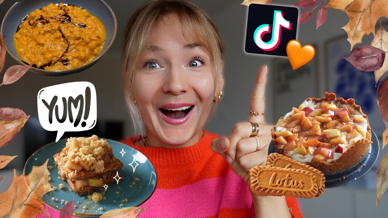 Ich teste VIRALE Tiktok Herbst Rezepte (bester Teil bisher!!)