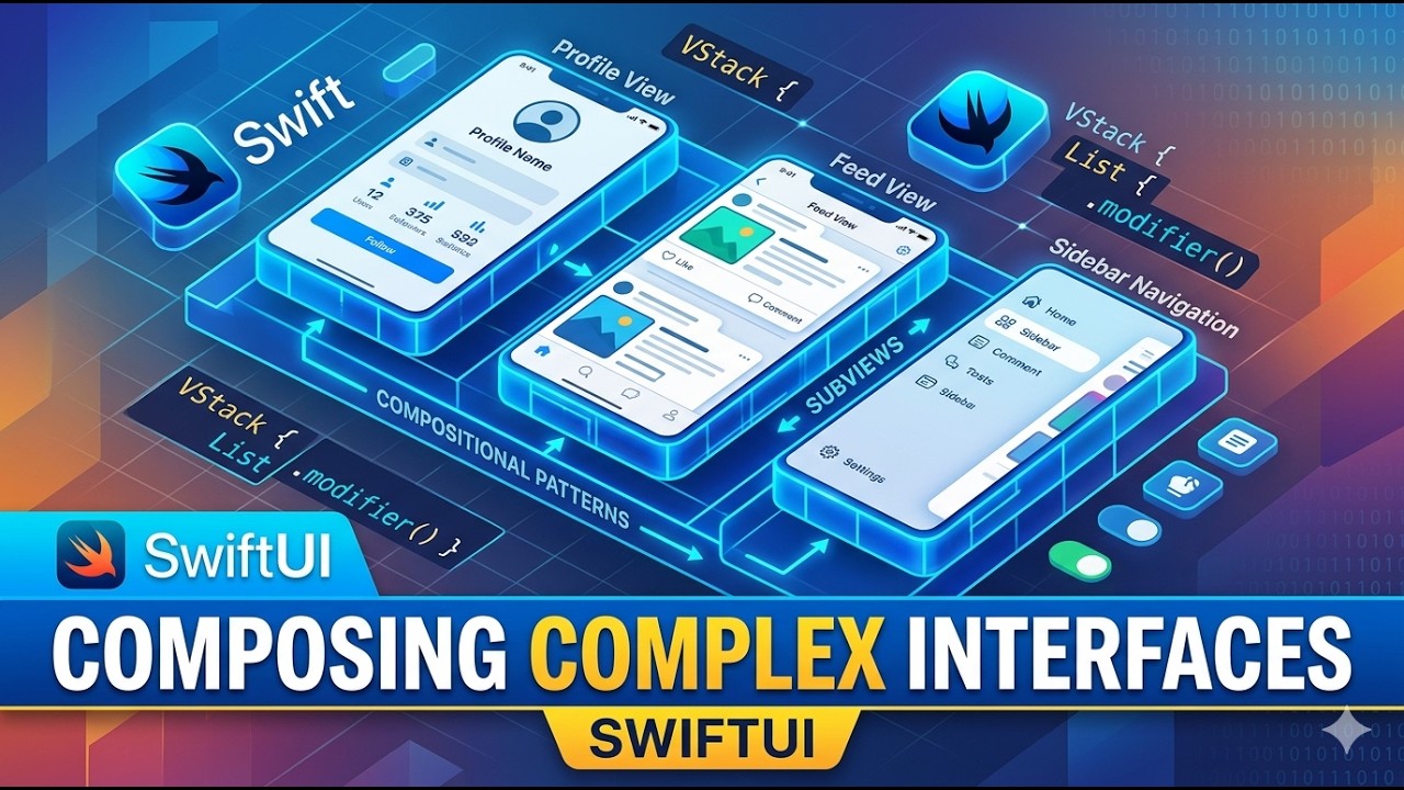 📱Composing Complex Interfaces | SwiftUI | Swift | iOS | India 🇮🇳