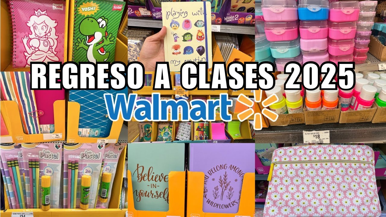 ‼️TODO PARA EL REGRESO A CLASES WALMART🚨LLegaron LIBRETAS,UNIFORMES Y mucha PAPELERÍA✨