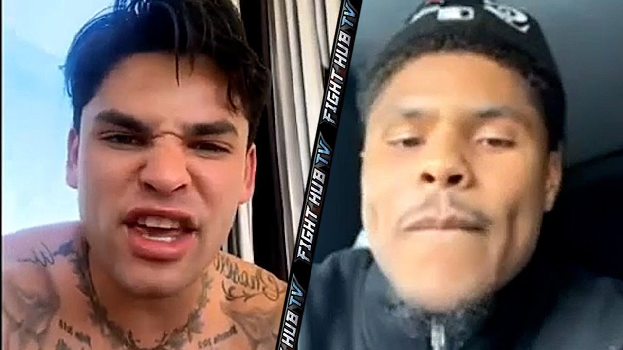 Ryan Garcia CRASHES Shakur Stevenson LIVE in HILARIOUS confrontation!