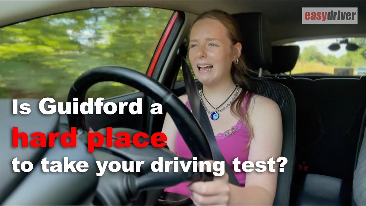 Is it hard to pass your driving test in Guildford?
