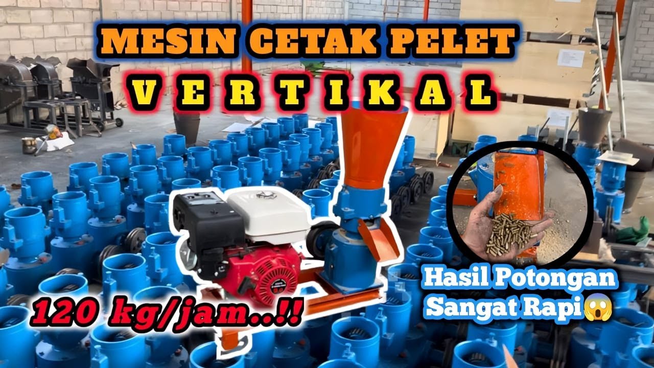 REVIEW MESIN CETAK PELET TERMURAH || Mesin Pencetak Pelet Vertikal Blitar Jatim