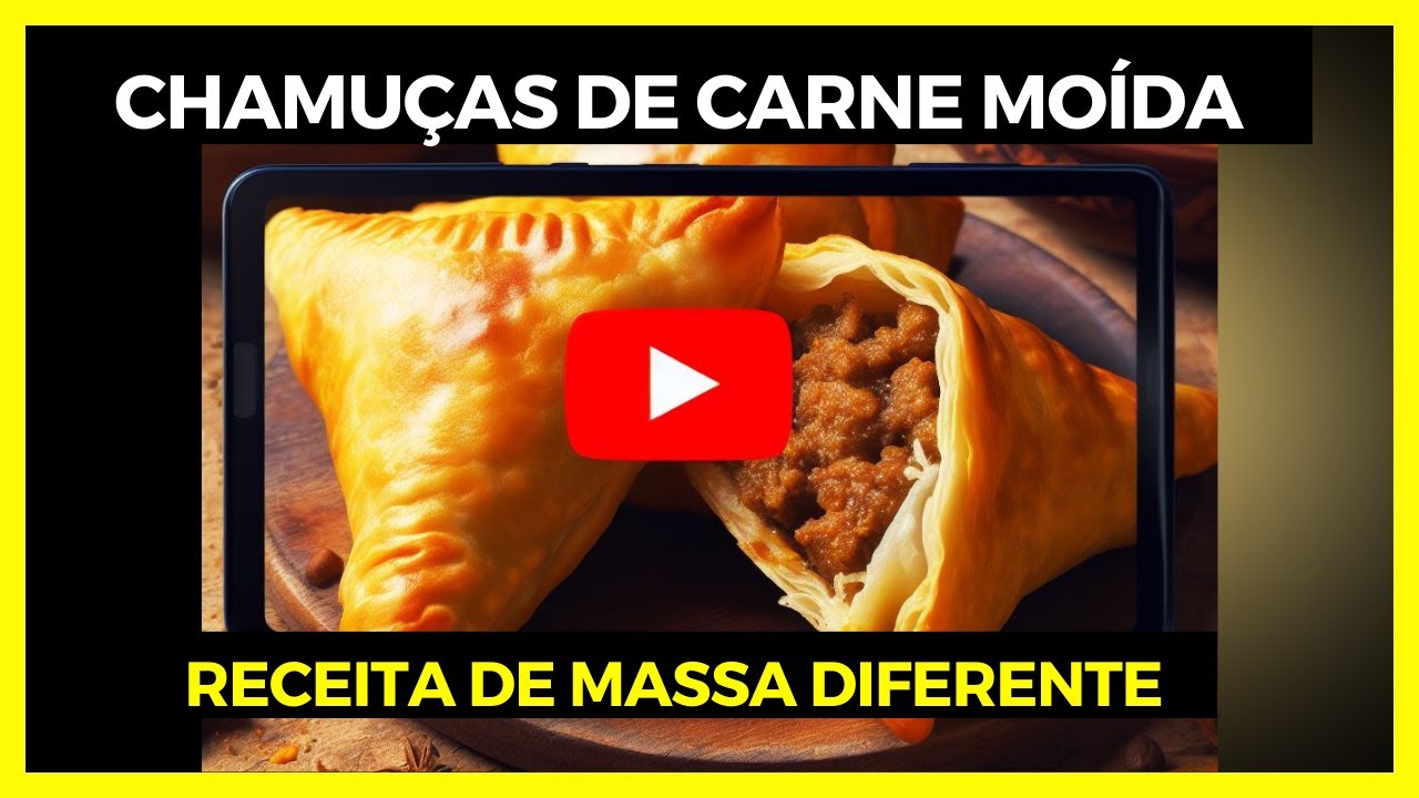Chamuças com Recheio de Carne Moída 🥟 | Receita de Massa Incrível!