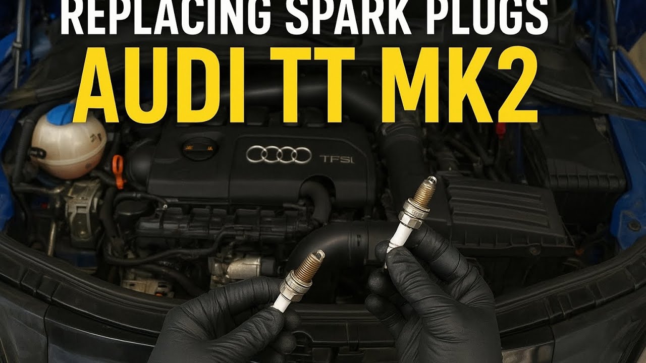 Easy Audi TT MK2 Servicing. /DIY .Part 3. Spark Plug Replacement