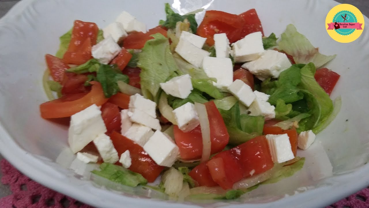 Salada com Queijo Minas | Façam e vocês vão se Surpreender