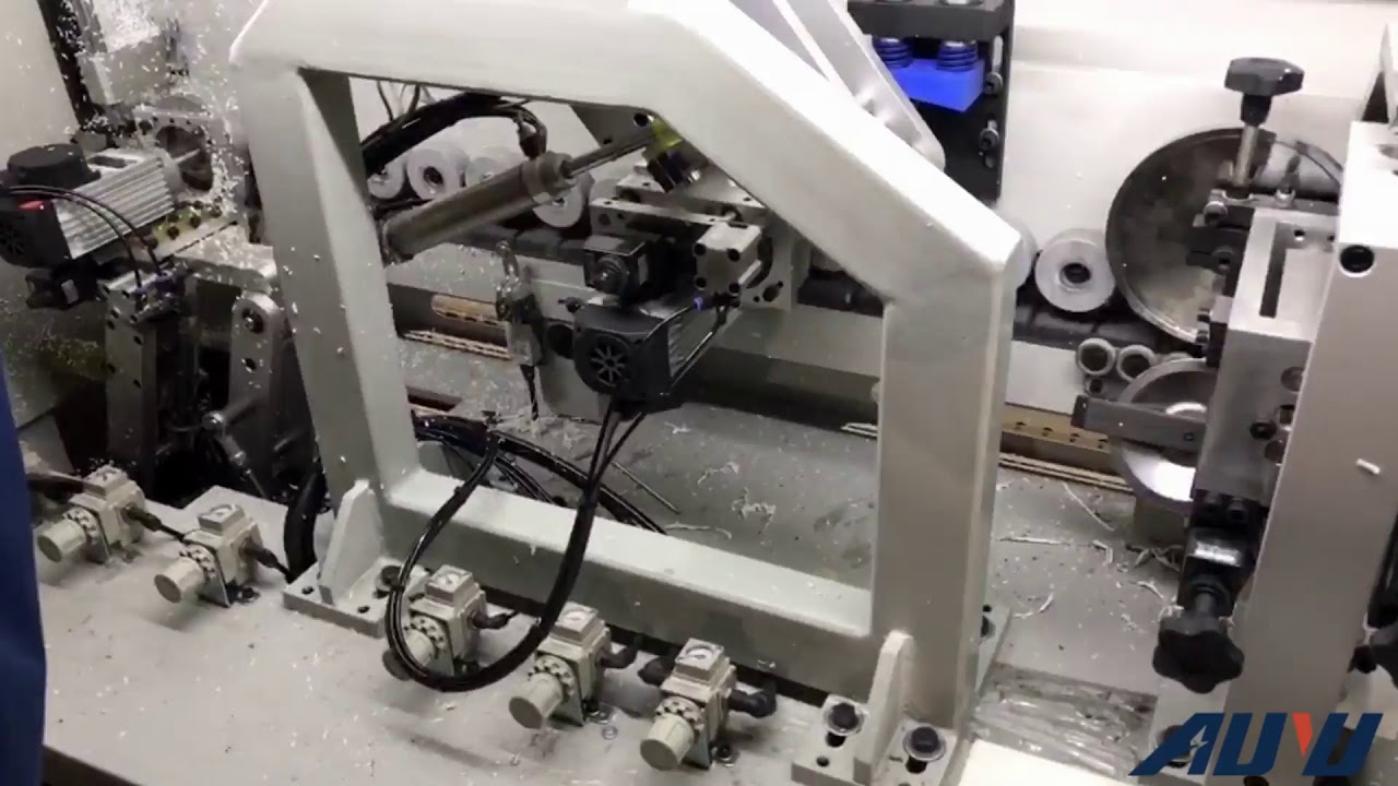 AUYU EDGE BANDER MFB3400SY with corner-rounding EDGE BANDING MAHCINE