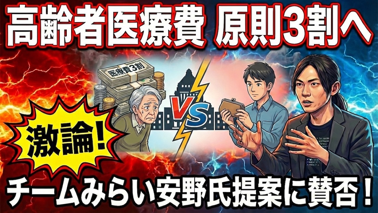 【高齢者医療費3割へ】現役世代の保険料は本当に下がるのか？賛否が割れる改革案の全貌とは？
