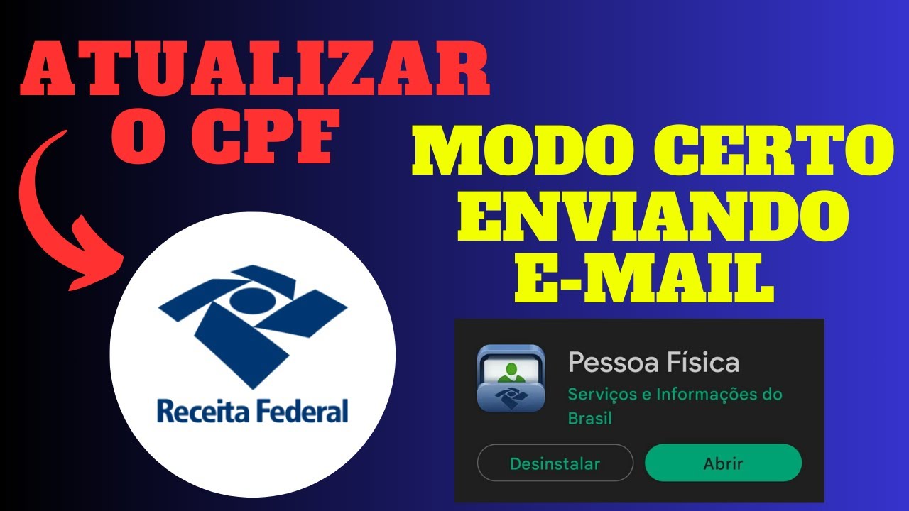 ATUALIZAÇÃO DO CPF NA RECEITA FEDERAL EM 2024
