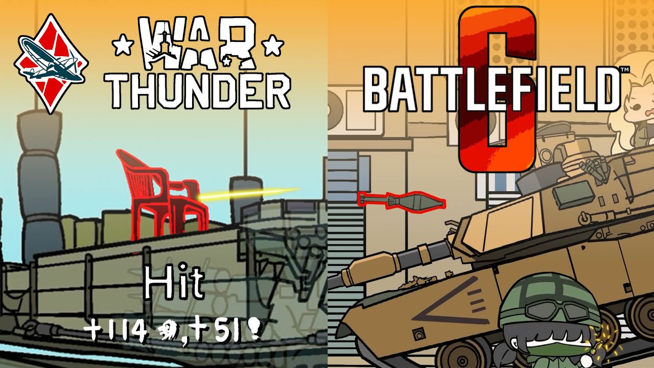 M1 Abrams in WarThunder VS Battlefield6