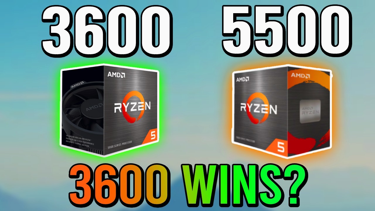 R5 3600 vs R5 5500 - The Results Are Weird