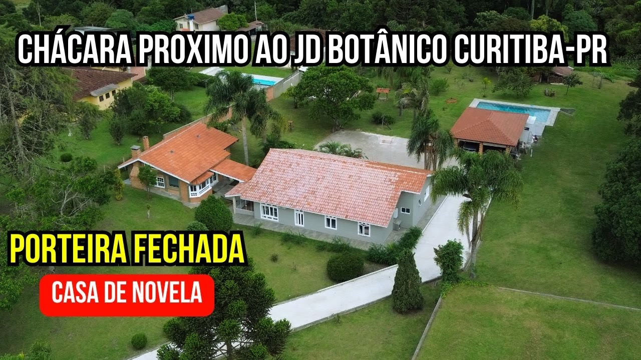 CHÁCARA LINDA COM CASA DE NOVELA, PISCINA, PORTEIRA FECHADA, ÁGUA, POMAR, PERFEITA!