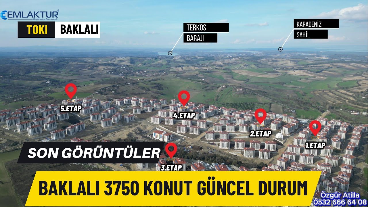 Toki Baklalı 3750 Sosyal Konut Konut Güncel Çekimlerle Detaylı Bilgilendirme