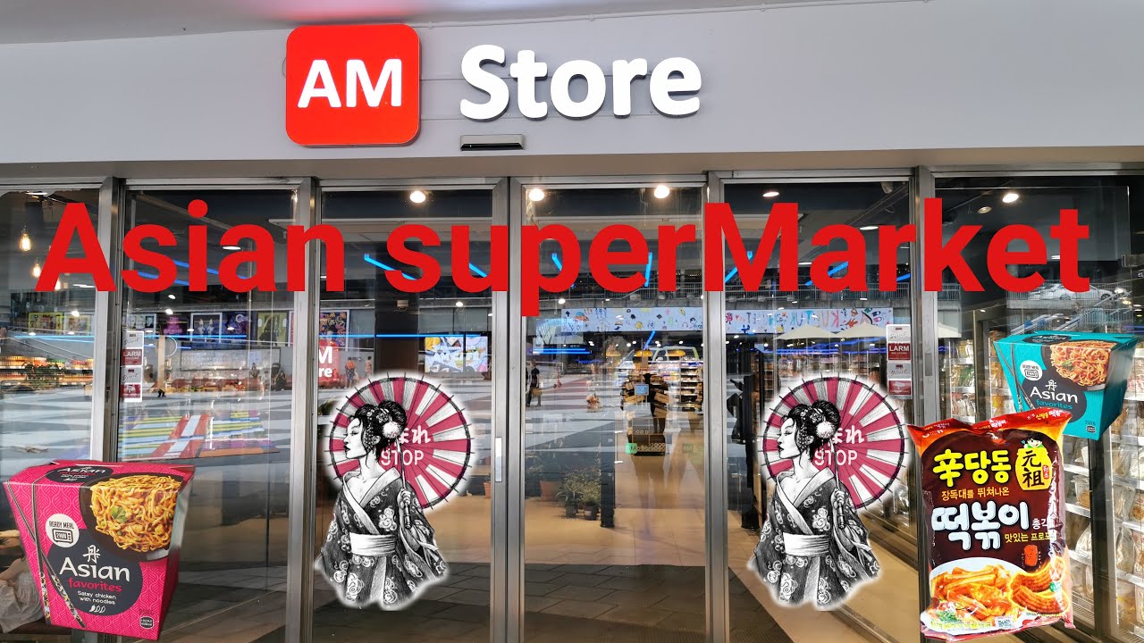 Asian superMarket in Sweden Stockholm /Asian store