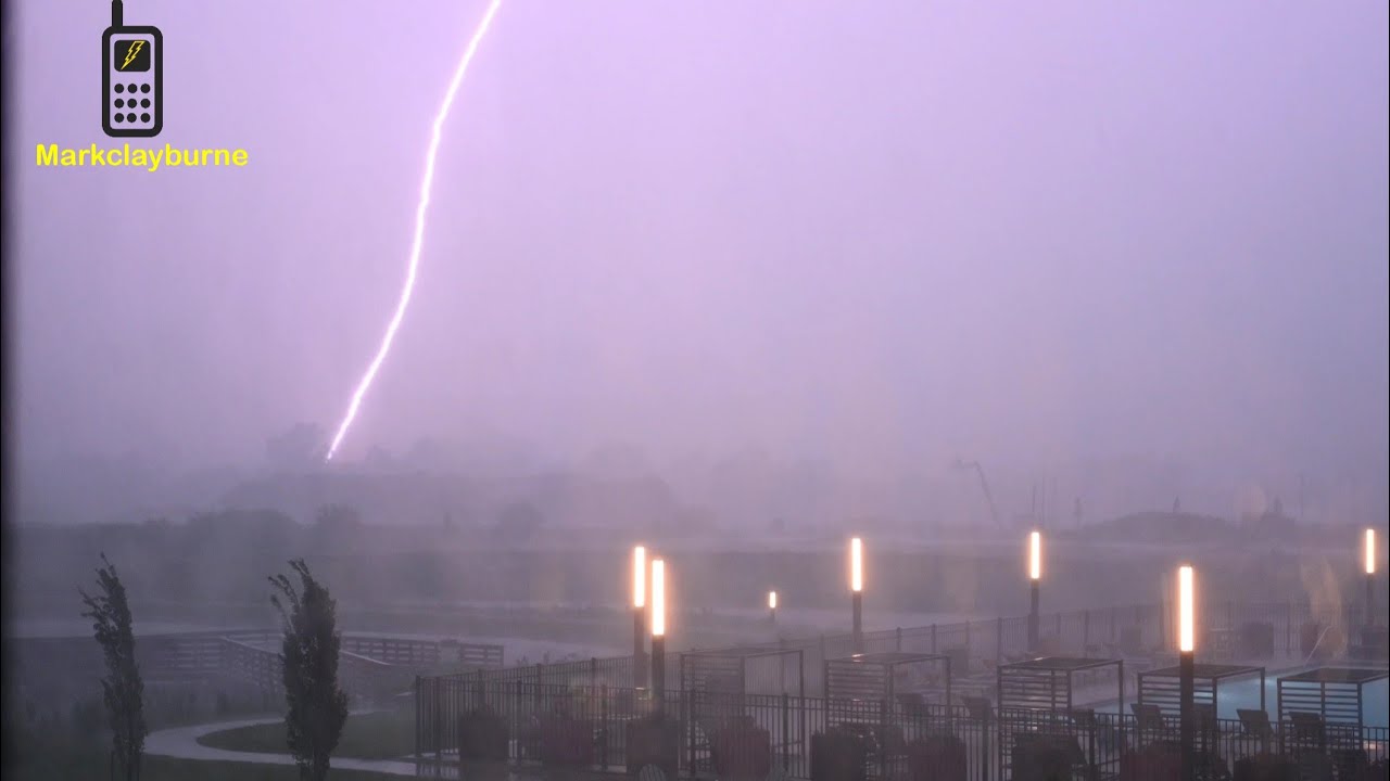 Coralville, Iowa Severe Thunderstorm (7/15/2024)