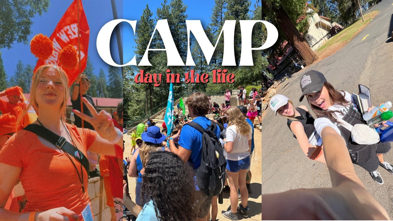 day in the life of a camp counselor!! part 1