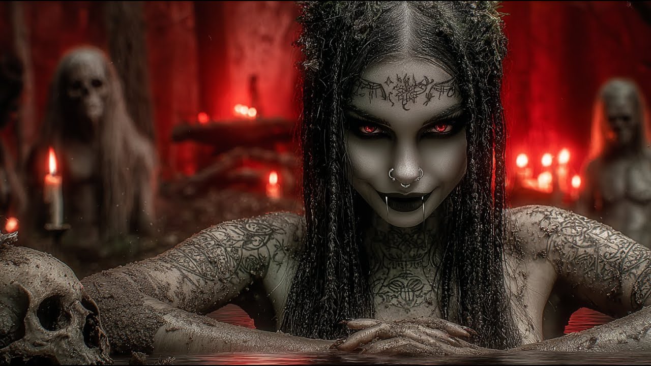 🔥🩸💀 SWAMP WITCH 💀🩸🔥Bogblood Remix 🩸4K Dark Fantasy Metal Music Video