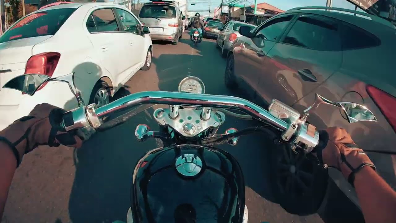 Honda Shadow 600 - Morning Trafic