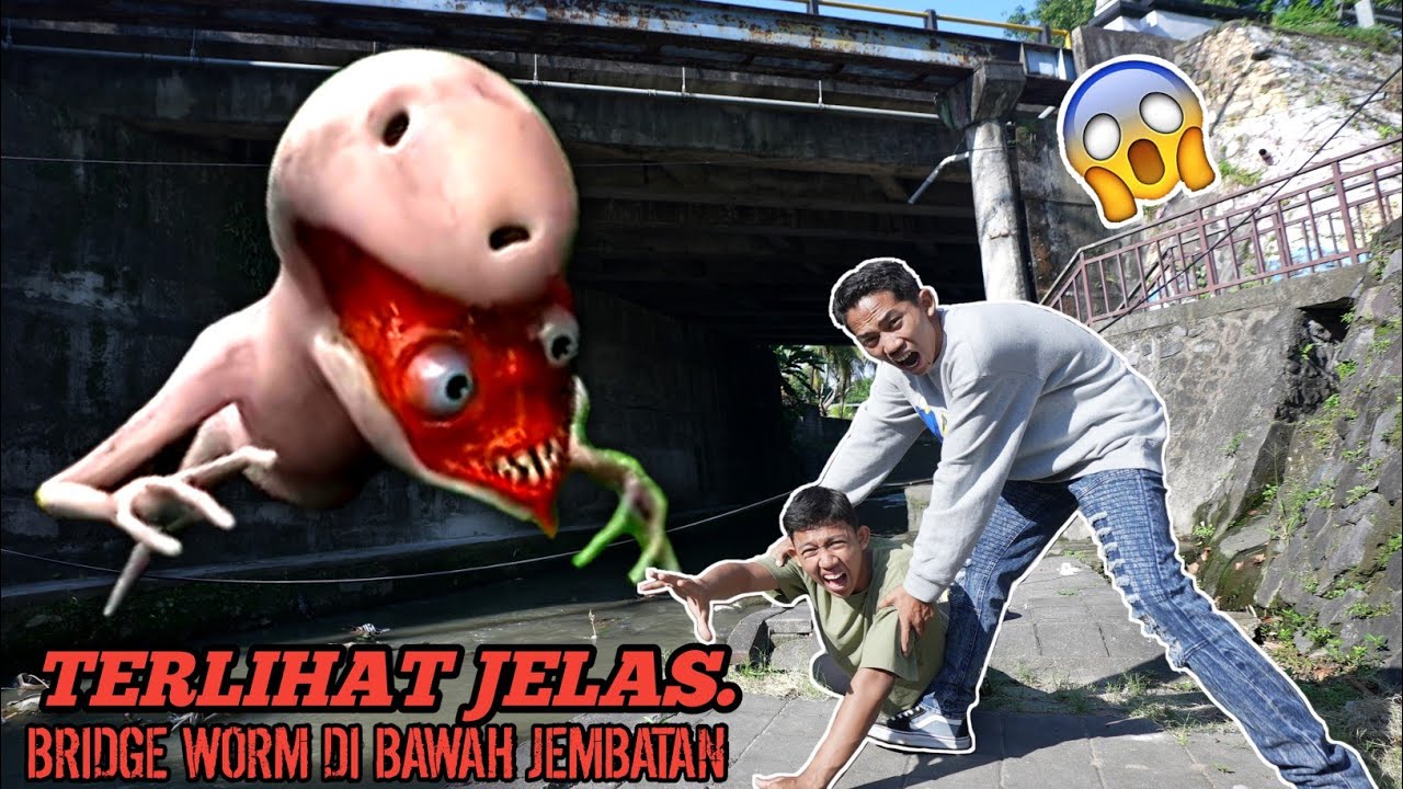KITA MENEMUKAN MAHLUK ANEH DIBAWAH JEMBATAN, Ternyata BRIDGE WORM?? | Mikael TubeHD