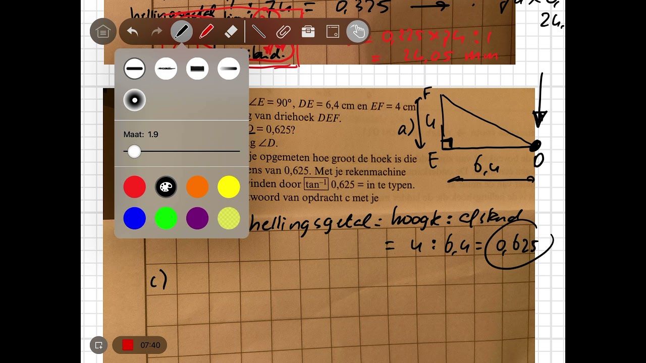 3 havo 6.2 Tangens