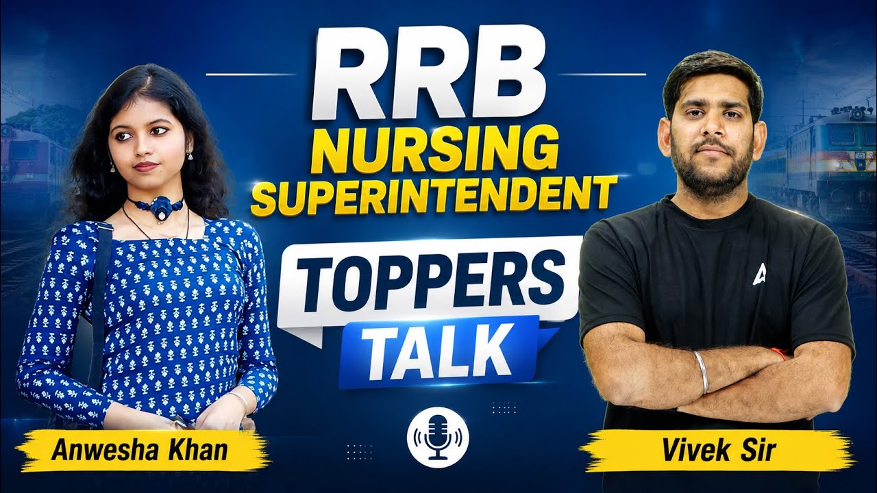 RRB Nursing Superintendent Topper Interview & Success Story | RRB Nursing Superintendent Result 2026