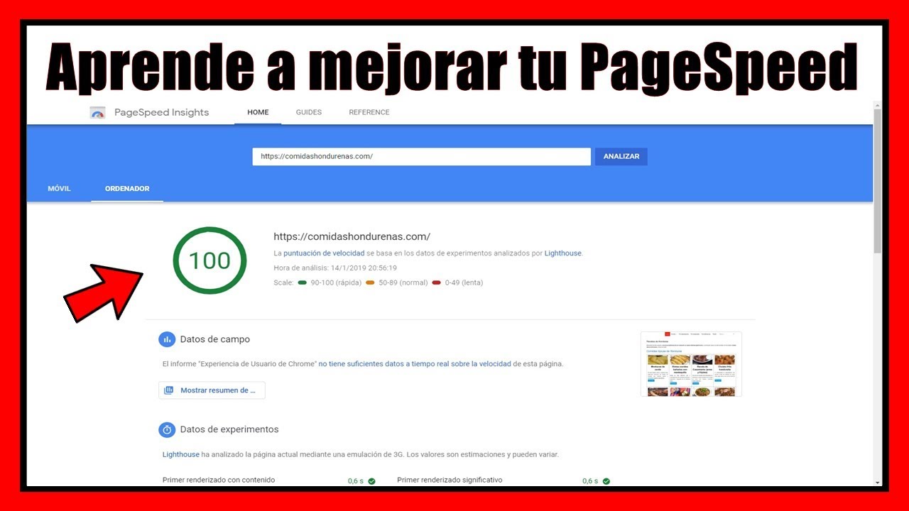 ⚡ como mejorar el PAGESPEED en el 2019