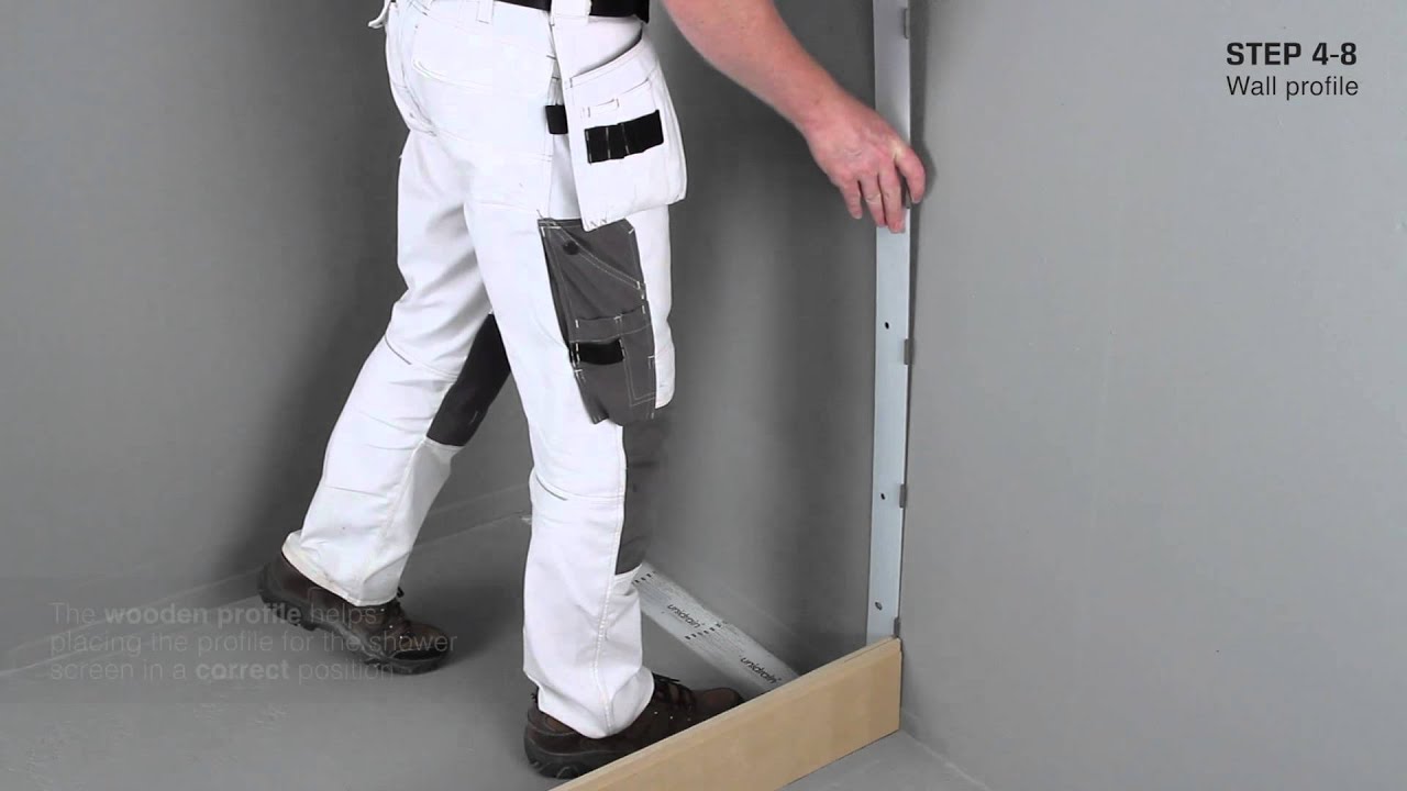 Installation guide - Unidrain GlassLine showerline