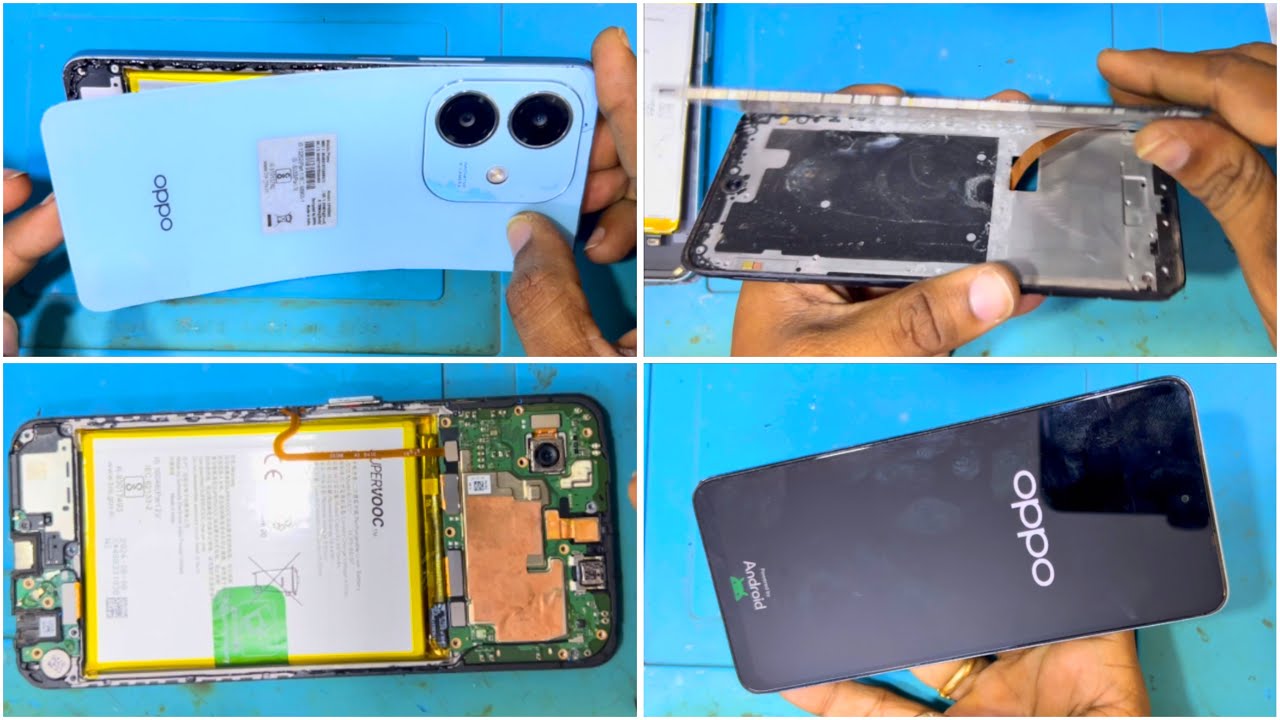 Oppo a3x 5g display change / oppo a3x 5g combo change / disassembly / oppo a3x back panel open 