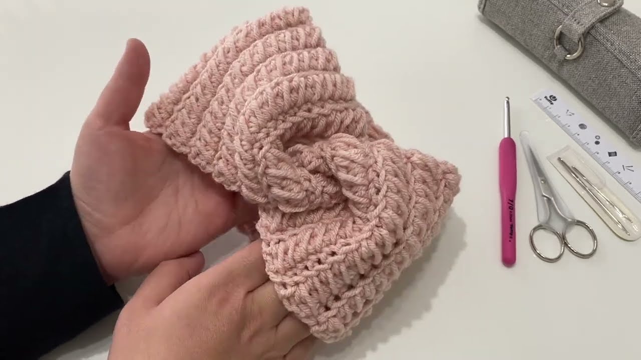 ŞAHANE OLDU🤩 TIĞ İŞİ KOLAY ÖRGÜ SAÇ BANDI YAPIMI 🌸