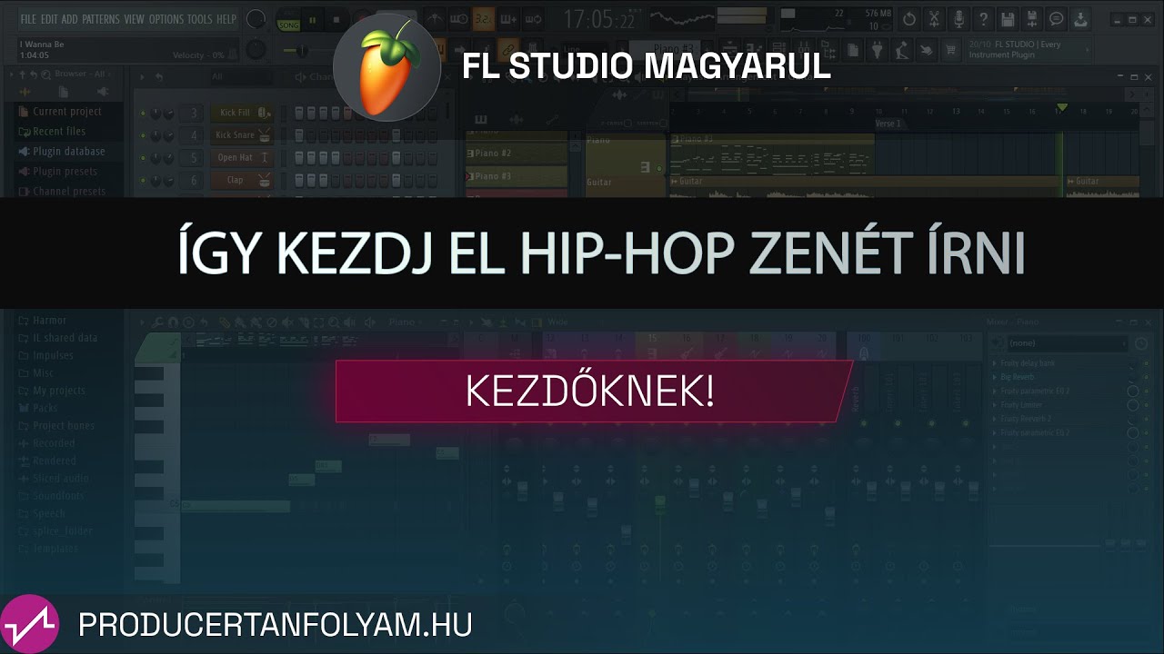 Így kezdj el Hip-hop zenét írni! | Kezdőknek | Fl Studio tutorial | Producertanfolyam.hu