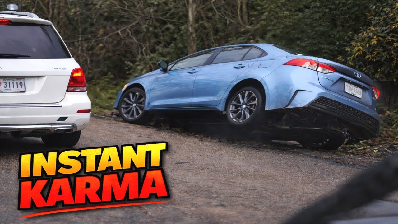 Instant Karma Hits Hard - Bad drivers & Driving fails -learn how to drive #1512