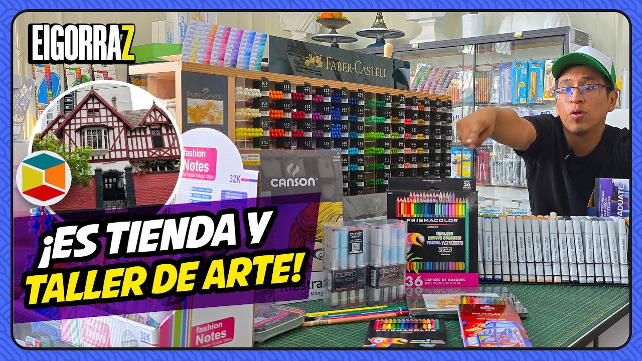 VISITANDO LA ¡TIENDA DE ARTE EL CUBO! EN JESÚS MARÍA - LIMA