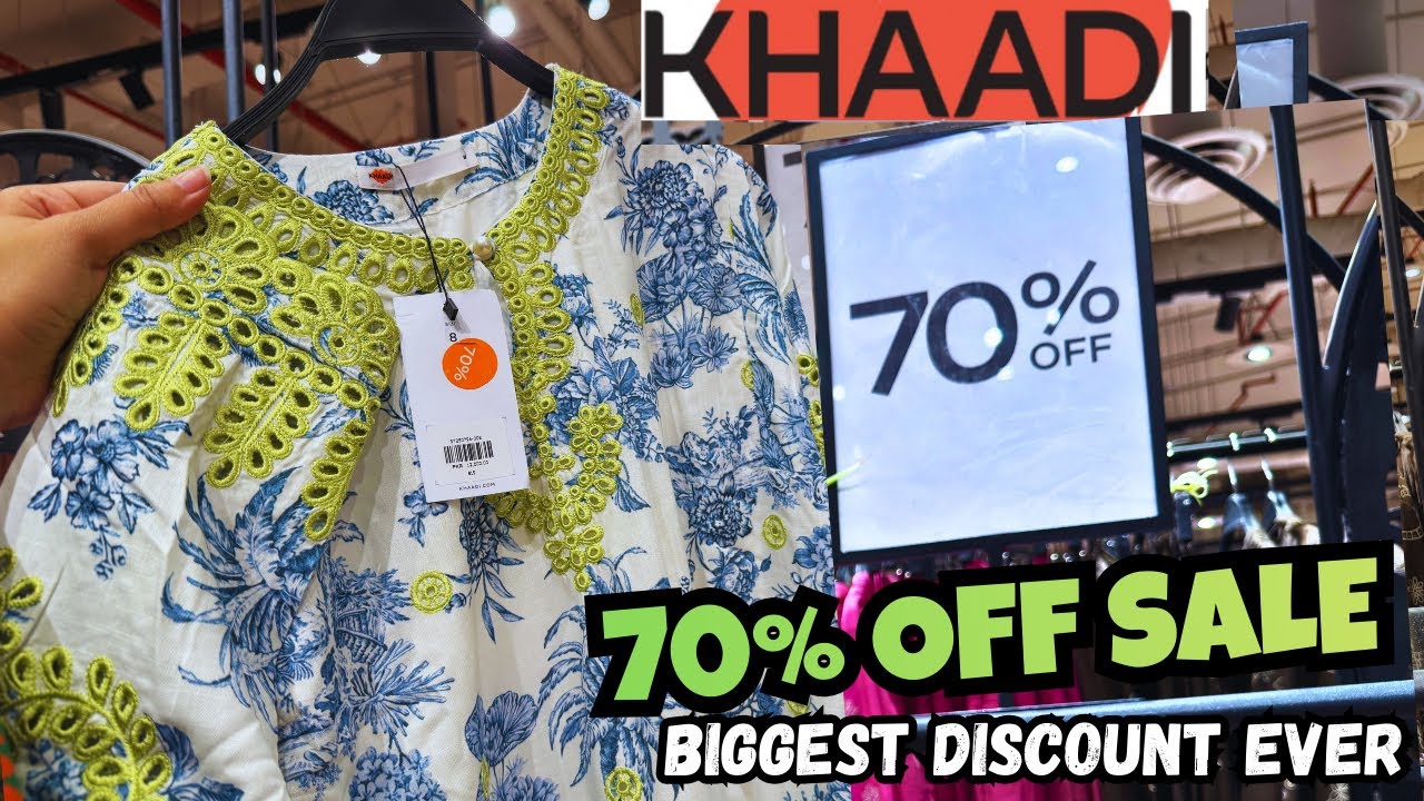 📣 khaadi FLAT 70% 50% OFF Sale🔥❤️ New Collection Updated on Sale 😱 📣Khaadi sale 2025/26
