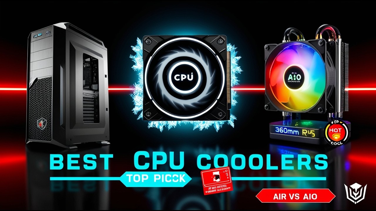 Best CPU Coolers 2026 🔥 Top 5 Air & Liquid Coolers for Gaming PCs
