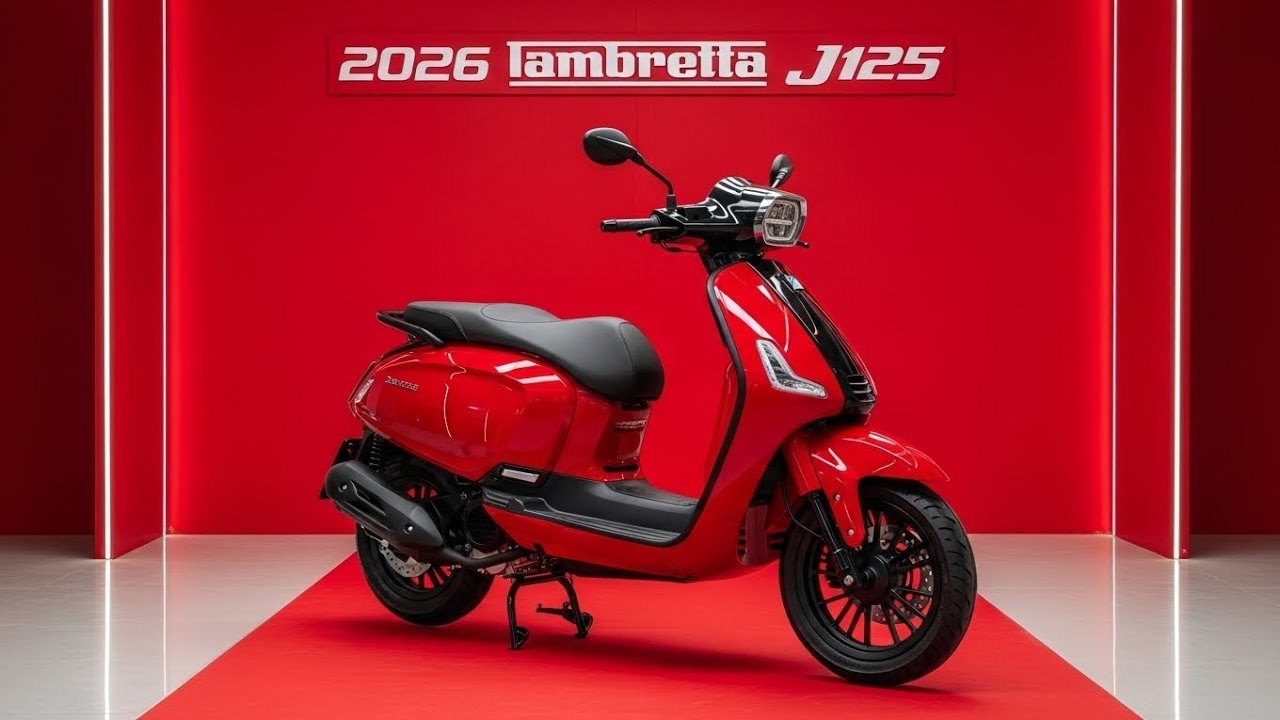 Наконец-то в продаже! Lambretta J125 2026 года &mdash; скутер, о котором все говорят.