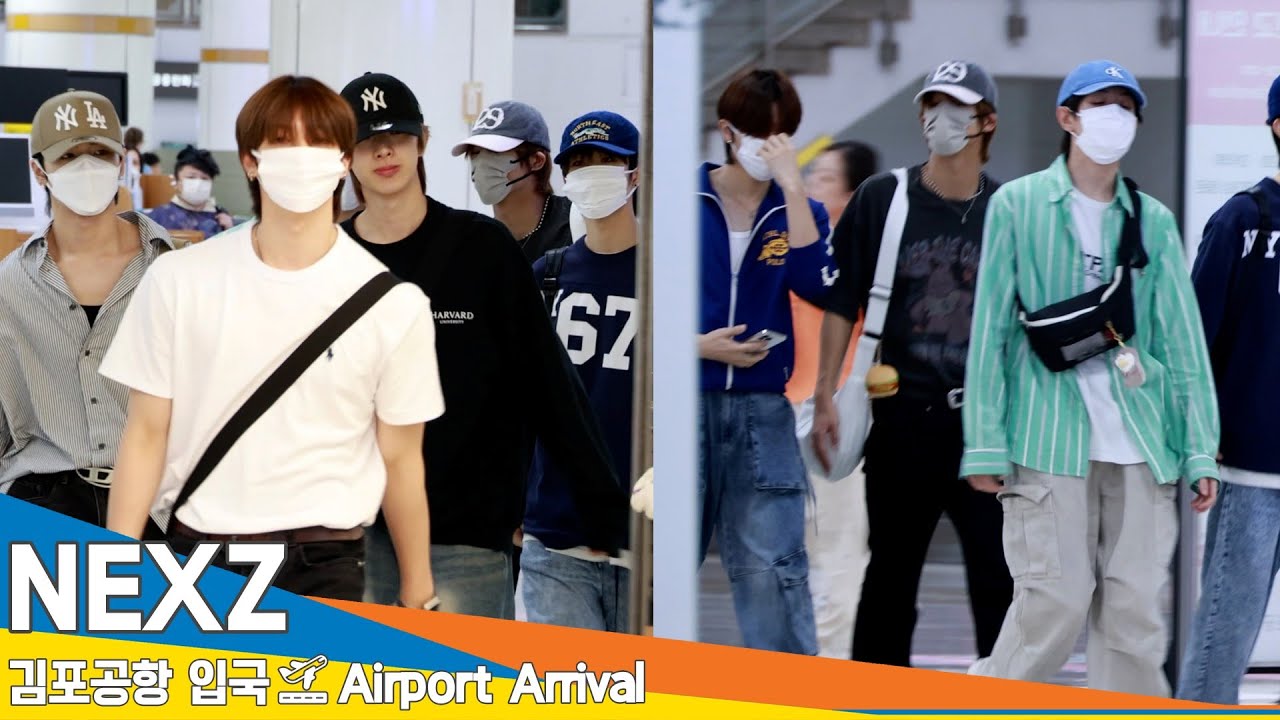 [4K] 넥스지, 🫶커플 하트❤️ 안할꼬얌?! (입국)✈️NEXZ Airport Arrival 2024.9.1 Newsen