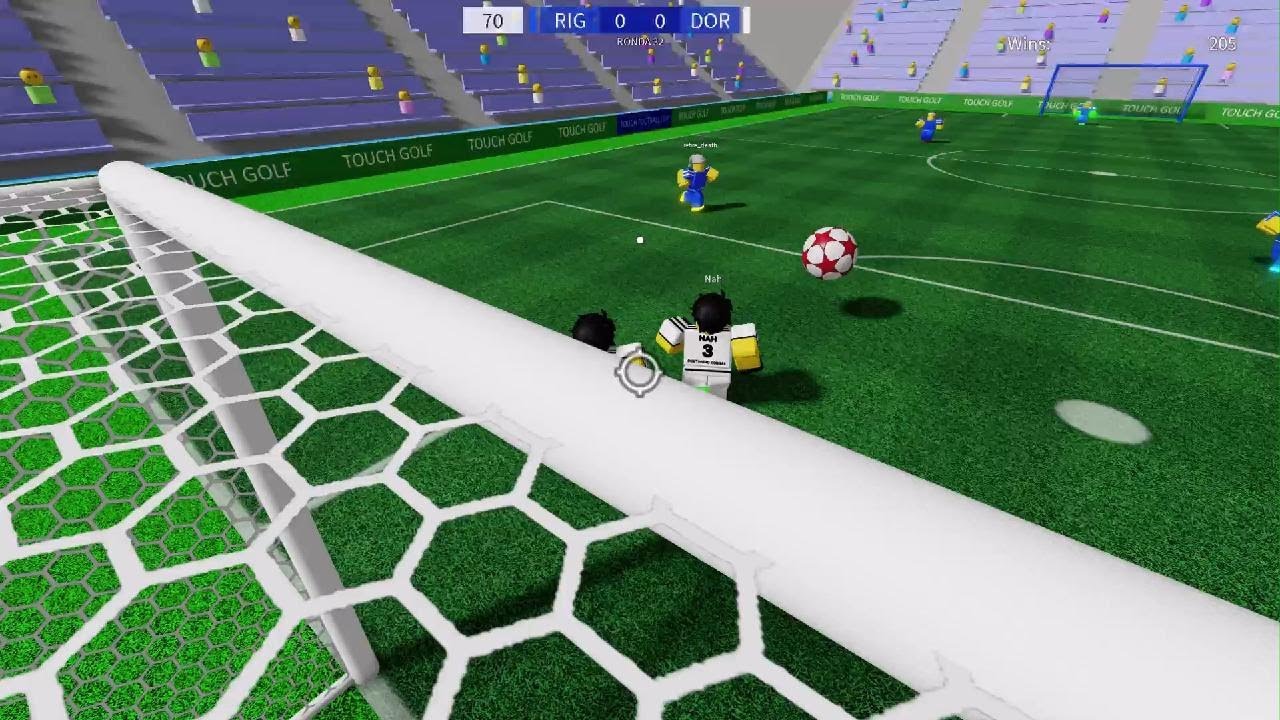 Mi MEJOR PARTIDO de Roblox en FUTBOL TACTIL (De PORTERO)